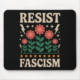 Tapis De Souris Résister au Fascisme Protester contre Trump Anti T