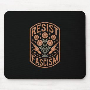 Tapis De Souris Résister au fascisme Protester contre Trump Anti T