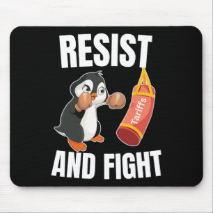 Tapis De Souris Résister Et Combattre Penguin Boxing Tarif Penguin