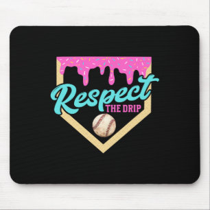 Tapis De Souris Respectez le goutte Bysebyll Home Plate Ice Cream 
