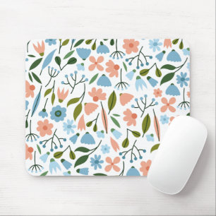 Tapis De Souris Ressort floral minimal