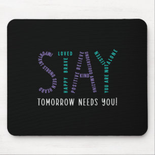 Tapis De Souris Restez Demain Besoin de vous Sensibilisation à la