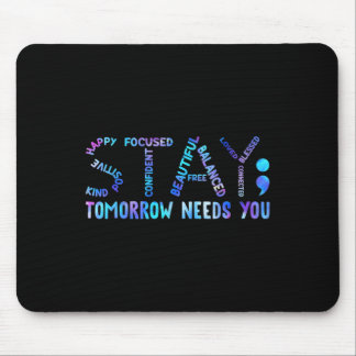 Tapis De Souris Restez demain vous avez besoin de vous prévention