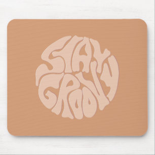 Tapis De Souris Restez Super Retro Beige