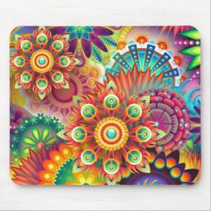 Tapis De Souris Résumé vibrant