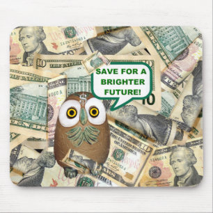 Tapis De Souris RETENEZ! Dollar Bill Mousepad