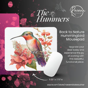 Tapis De Souris Retour à la nature Carton de souris des colibris