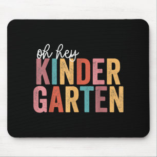 Tapis De Souris Retour À L'École Kinder Étudiants Enseignant Oh He