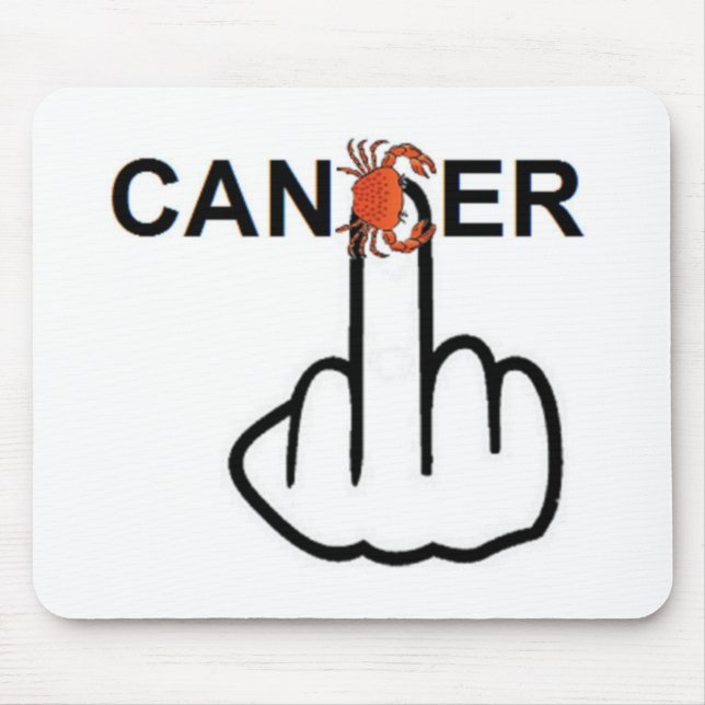 Tapis De Souris Retourner du cancer de Mousepad (Devant)