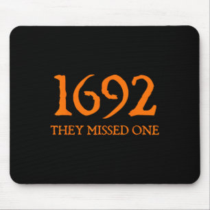 Tapis De Souris Rétro 1692 Ils Ont Manqué Une Sorcière Salem 1692