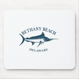 Tapis De Souris Retro Bethany Beach Delaware Pêche Vintage Boati