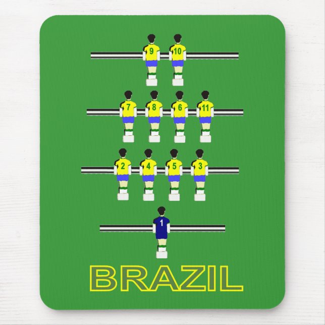 Tapis De Souris Rétro fusball du football de 1970 Tableaux du (Devant)