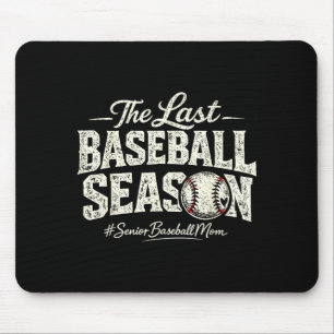 Tapis De Souris Rétro la dernière saison de baseball maman de base
