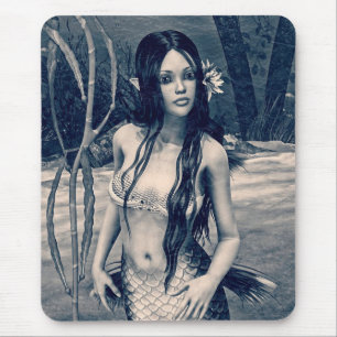 Tapis De Souris Retro Mermaid