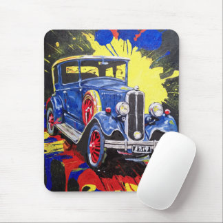Tapis De Souris rétro, mobile, voiture, vintage,