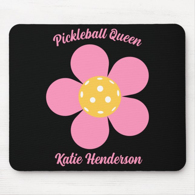 Tapis De Souris Retro Mod 70s Ckleball Flower D  (Devant)