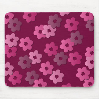 Tapis De Souris Rétro motif floral Mousepad