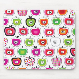 Tapis De Souris Rétro motif mignon de pomme
