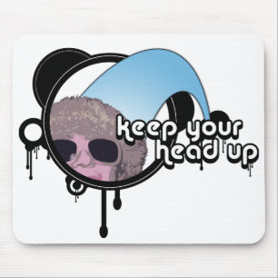 Tapis De Souris retro pj : gardez la tête haute