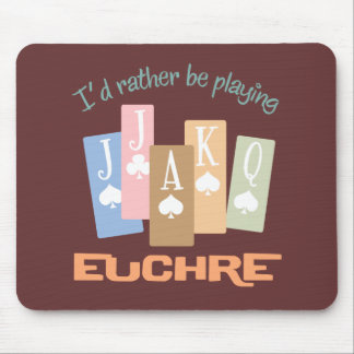Tapis De Souris Rétro plutôt Euchre de jeu