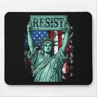 Tapis De Souris Retro Resist Not My President Anti-trump 