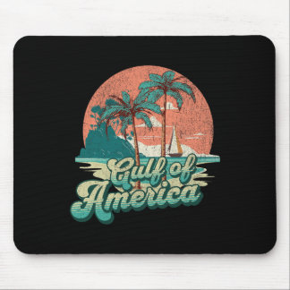 Tapis De Souris Retro Sunset Beach Vibes - Golfe D'Usa