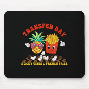 Tapis De Souris Retro Super jour de transfert Vibes collantes Ivf