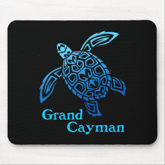 Tapis De Souris Rétro tortue de mer tribale des îles grand caïman