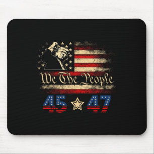 Tapis De Souris Retro Trump 45 47 Lauréat de l'élection présidenti