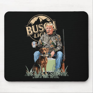 Tapis De Souris Retro Trump Chasse Deer Drôle Bière Boire Hunti