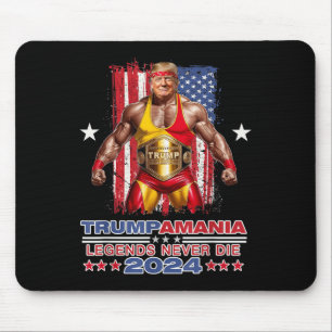 Tapis De Souris Retro Trump Funny Lutte Mème Trumpamania 2024