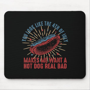 Tapis De Souris Rétro Tu As L'Air Du 4 juillet Me Fait Vouloir