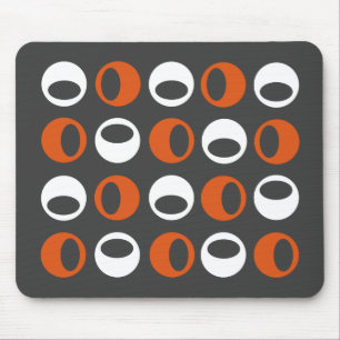 Tapis De Souris Rétros sphères modernes abstraites Mousepad