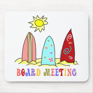Tapis De Souris Réunion du Conseil d'administration du surf