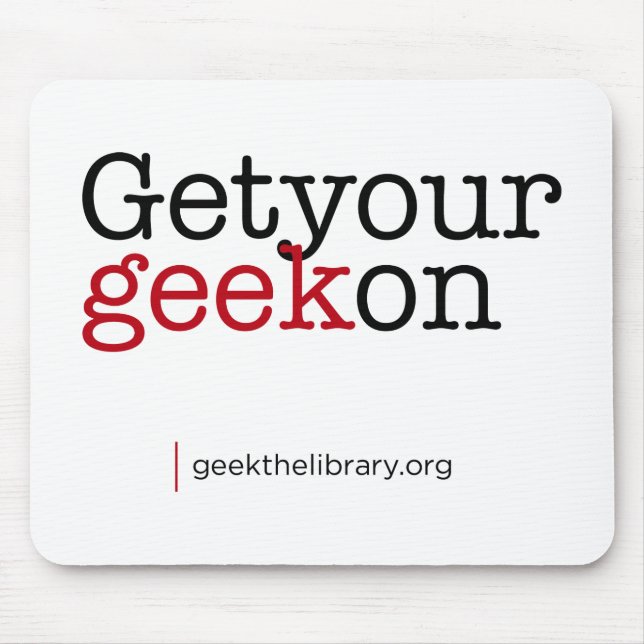 Tapis De Souris Réussissez votre geek (Devant)