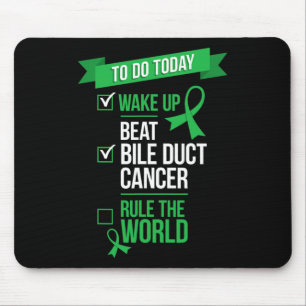 Tapis De Souris Réveillez-vous, battez le cancer des voies biliair