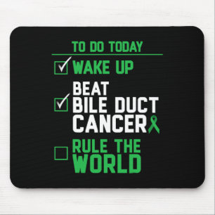 Tapis De Souris Réveillez-Vous Battez le Cancer des Voies Biliaire