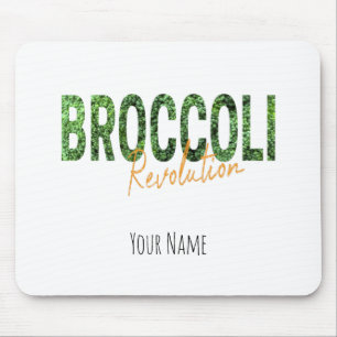 Tapis De Souris Révolution de Brocoli Végans Légumes et végétarien