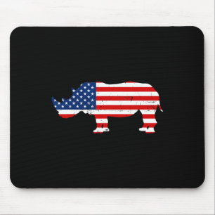 Tapis De Souris Rhino Lover Rhinoceros Horn Safari Faune Indeme
