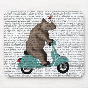 Tapis De Souris Rhino sur cyclomoteur