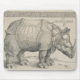Tapis De Souris Rhinoceros, coupe de bois par Albrecht Durer