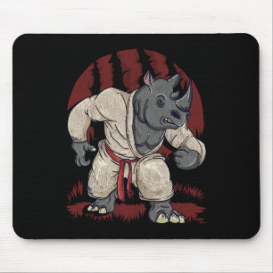 Tapis De Souris Rhinoceros Rhino Artiste Arts Mixed martial art Ka