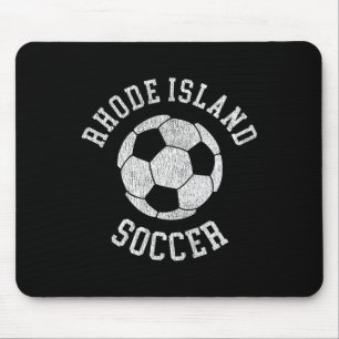 Tapis De Souris Rhode Island Football Rétro en détresse 90's Vinta