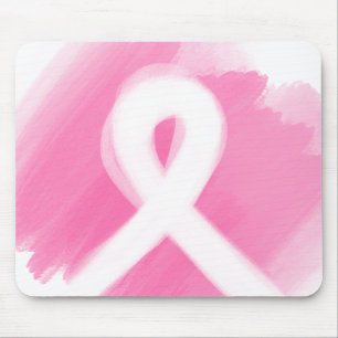Tapis De Souris Ribbon de sensibilisation au cancer du sein Aquare