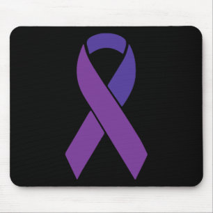 Tapis De Souris Ribbon pourpre Heimerheimer Sensibilisation Suppor