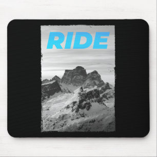Tapis De Souris Ride Mountain Snowboard Ski Snowboard Ski Snowboar
