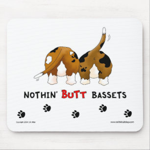 Tapis De Souris Rien n'aboutent des bassets