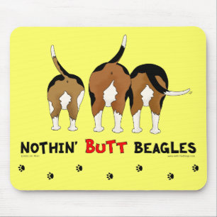 Tapis De Souris Rien n'aboutent des beagles