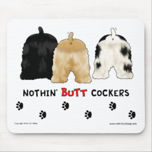 Tapis De Souris Rien n'aboutent des cockers Mousepad