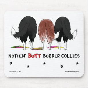 Tapis De Souris Rien n'aboutent des colleys de frontière Mousepad